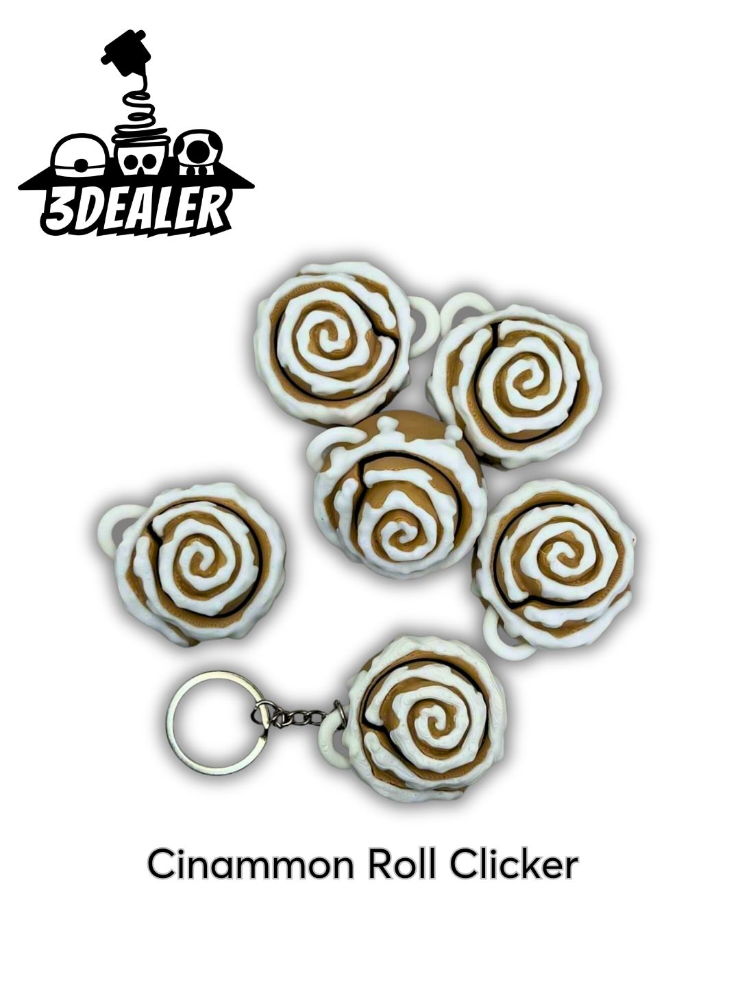 Cinnamon Roll clicker μπρελόκ