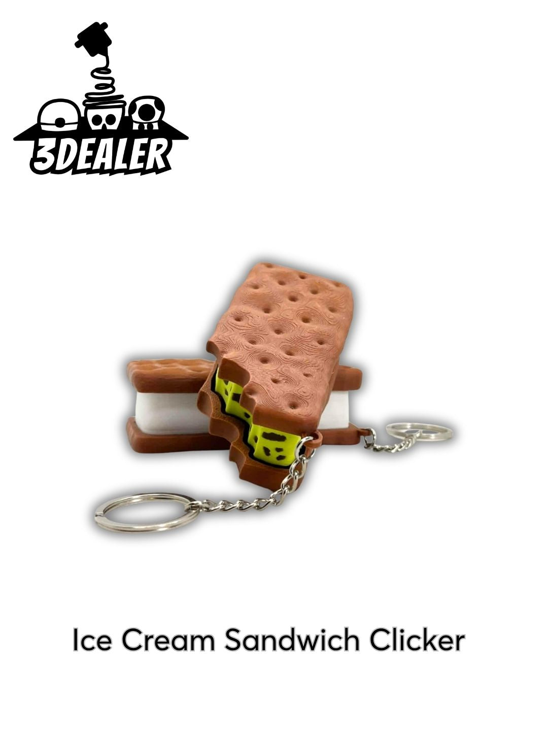 Ice Cream Sandwich clicker μπρελόκ