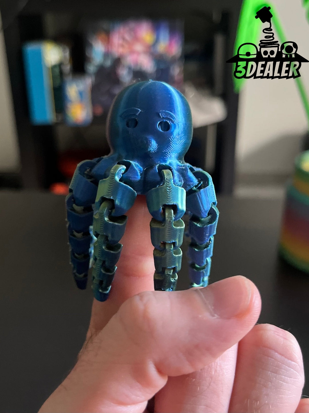 Flexible finger octopus