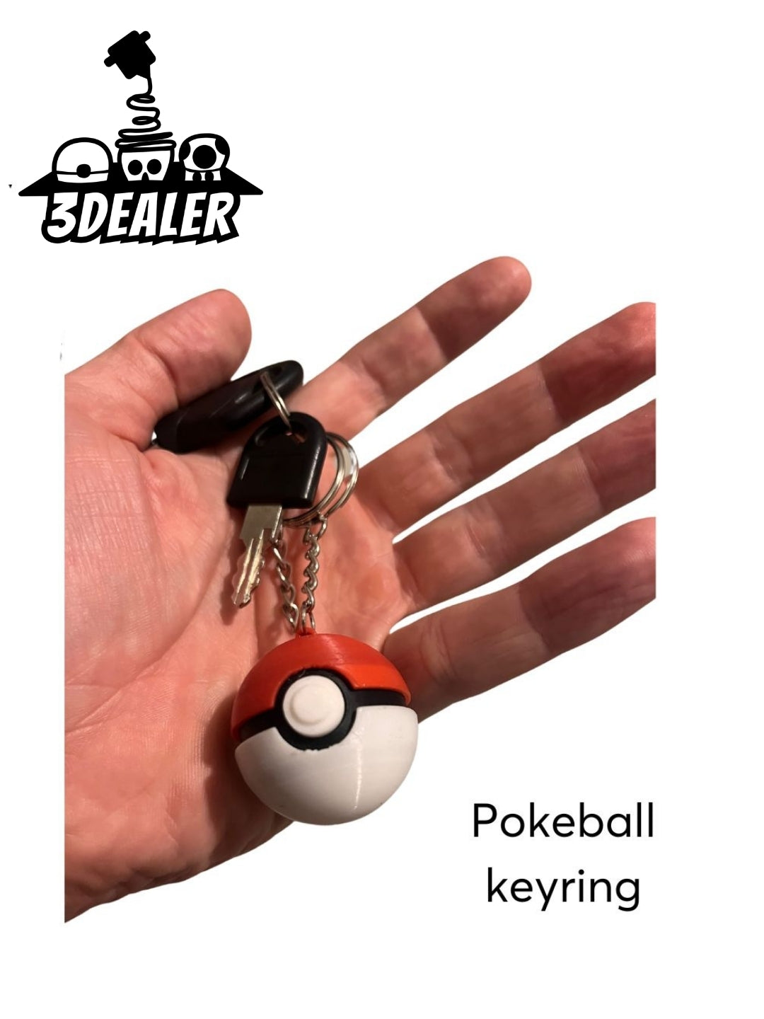Pokeball Keyring