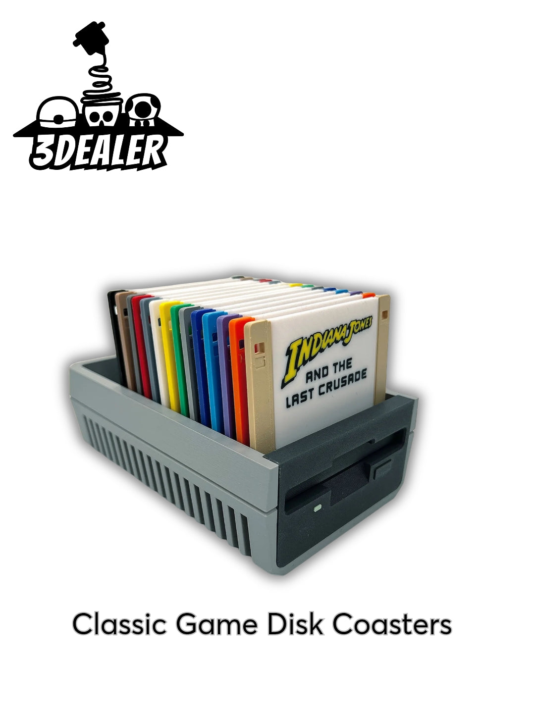Classic Game Disk Coasters