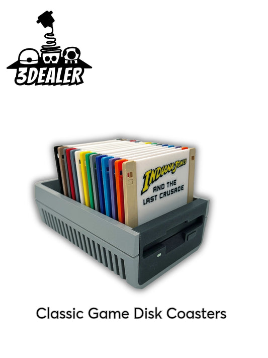 Classic Game Disk Coasters