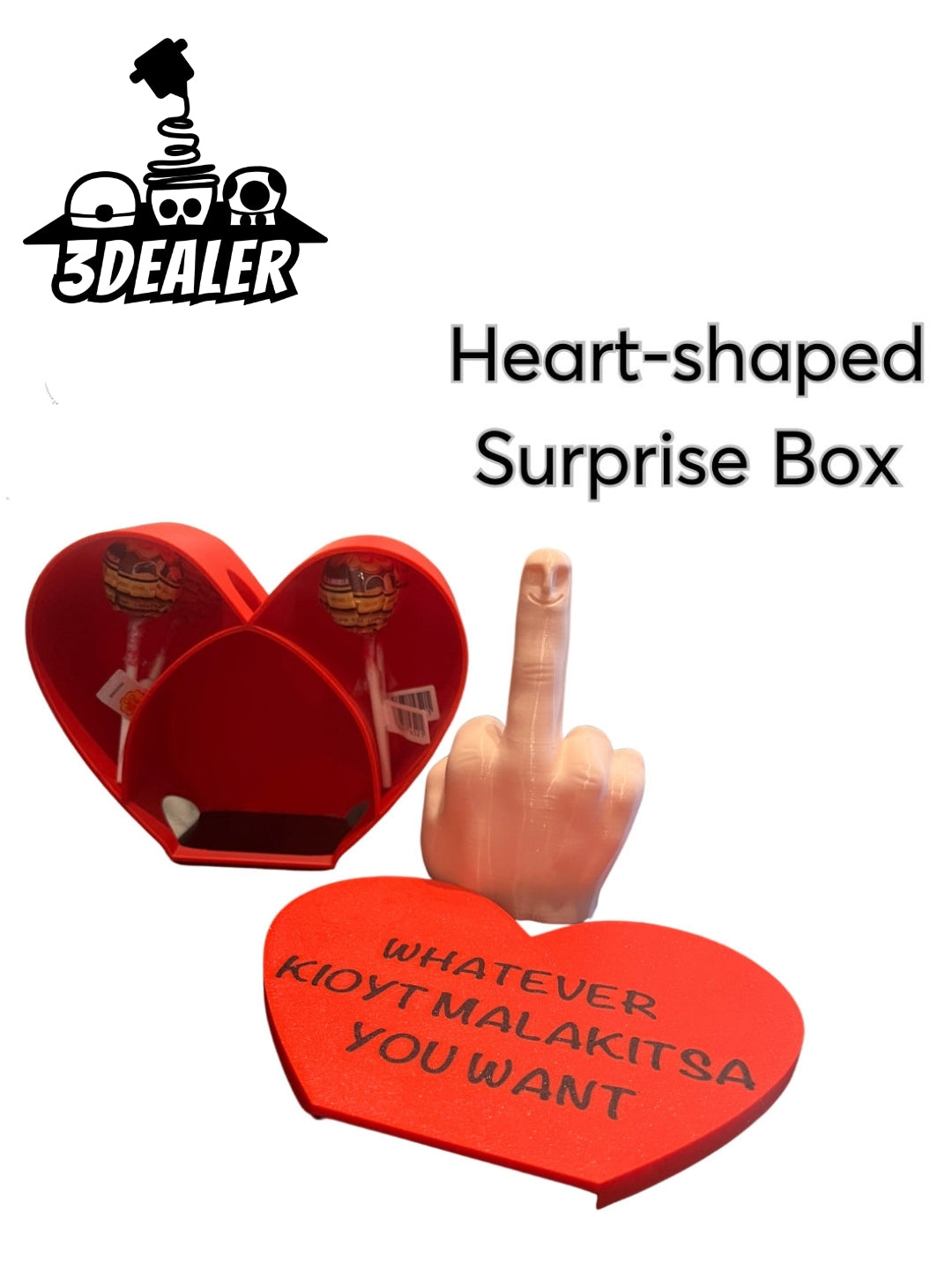 Heart-shaped surprise box